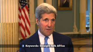 VOA's Straight Talk Africa US Secretary of State John Kerry Exclusive on Africa Trip