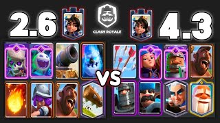 Clash Royale - Best Deck Gameplay - Hog Cycle 2.6 Vs Hard Counter