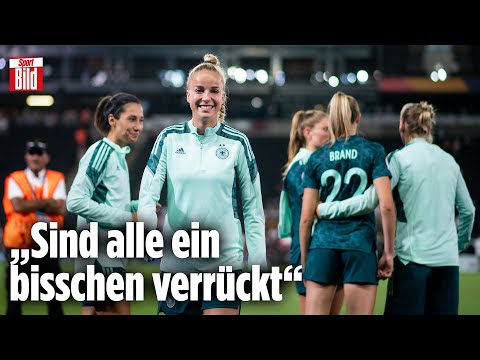 Giulia Gwinn erklärt die Tanzvideos aus der DFB-Kabine | InTornational