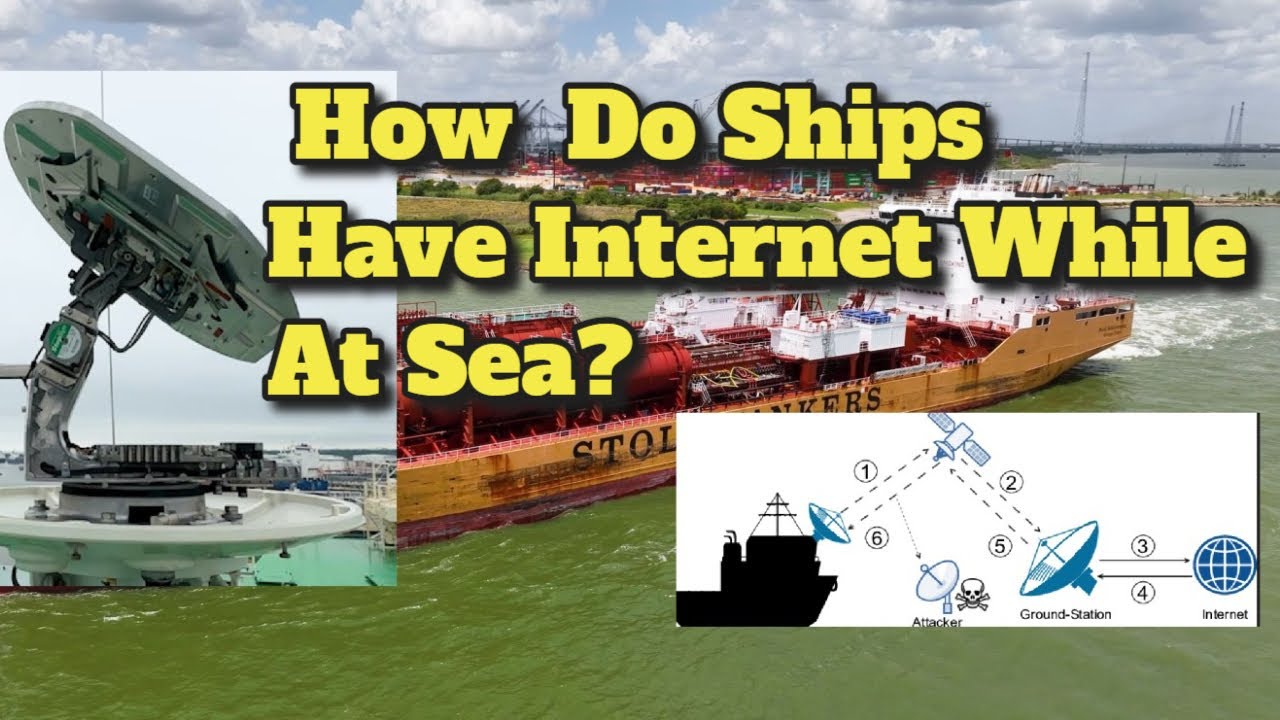 Starlink and VSAT Antenna Repair on a Ship How Internet is Delivered to Ships!