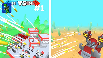 Stickman War 3D: Shoot N Merge  - Hyper Hybrid Casual - Gameplay Walkthrough (iOS & Android)