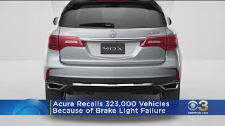 Acura Recalls 323,000 SUVs Over Brake Light Failure 2006 Acura Mdx Recalls