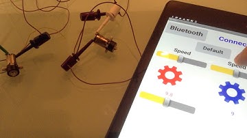 Multiple motor control using MIT app inventor