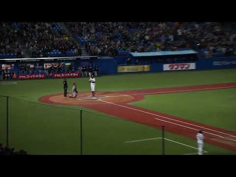 2023/4/23(日) D.サンタナ フォアボール 打席(8回裏) vs 田中千晴(読売ジャイアンツ)