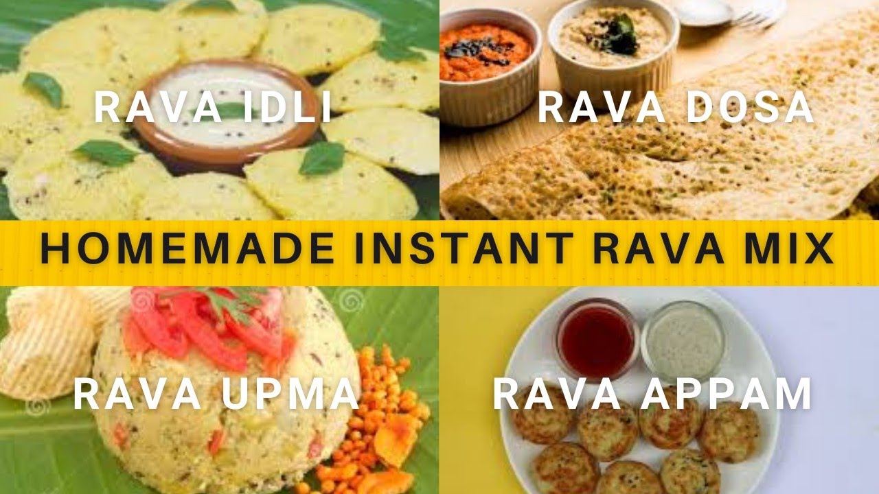 Homemade instant breakfast mix in Tamil|Instant premix breakfast recipe|instant rava idli,dosa mix