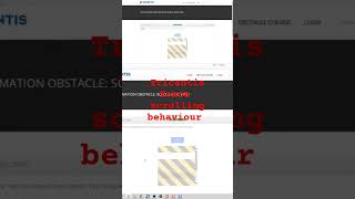 Tricentis Tosca scrollingbehavior