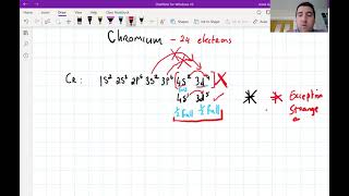 LC Chemistry - Atomic Structure - s,p,d electronic configurations of Chromium and Copper