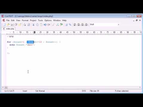 PHP Tutorial # 27  for Loop