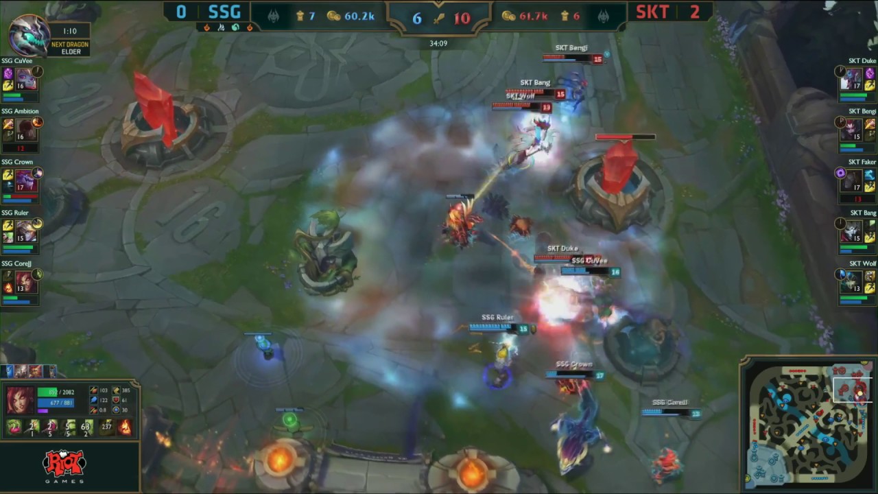 SKT vs SSG Game 3 Highlights, S6 Worlds 2016 Grand Final, SK Telecom T1 vs Samsung Galaxy G3