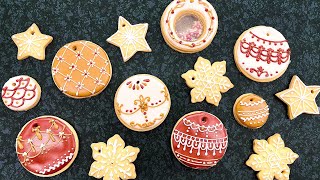 【クリスマスに】アイシングオーナメントクッキー