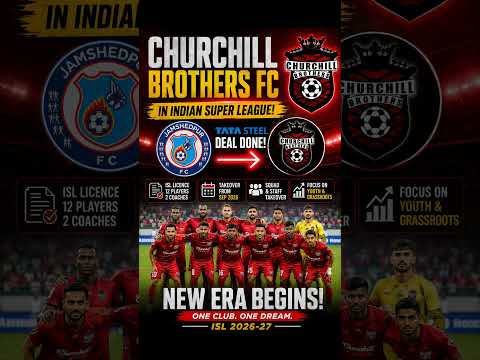 “₹100 MEIN ISL KA TICKET? 😱 Churchill Brothers’ BIG MOVE!”“TATA STEEL KA BIG DECISION! 😳#tatasteel