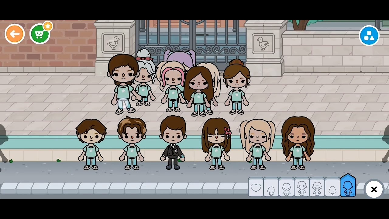 Squid game (part 1) & yeşil ışık kırmızı ışık oyunu  #tocaboca #tocalifeworld #toca