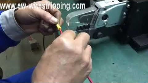 EW 10ET Electric wire stripping cutting crimping machine