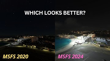 Which Looks Better at Night? MSFS 2024 vs MSFS 2020 Full Flight