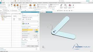 NX CAD - Assembly Constraint Hinge