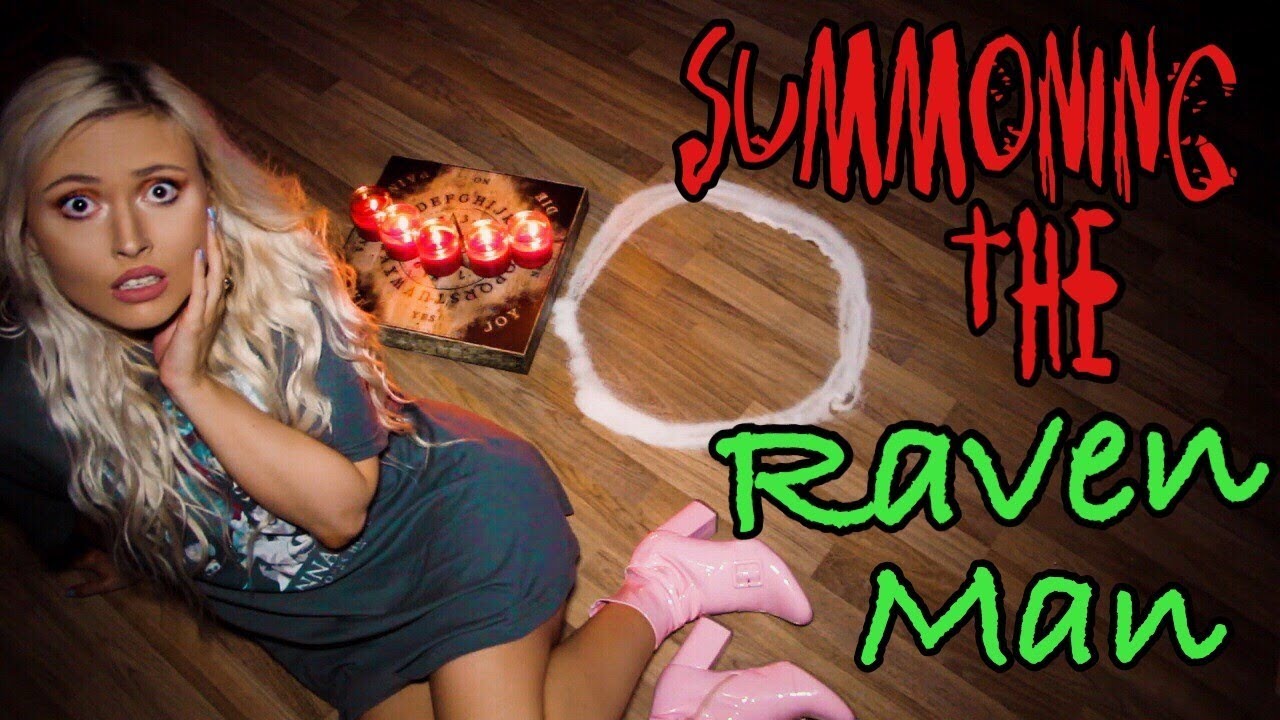 I SUMMONED THE RAVEN MAN! Paranormal Game at 3AM