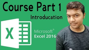 Introduction Excel 2016 Part 1 - This is The Intro For Office 2016 Beginner To Advance Students