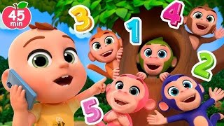 Learn 1 to 10 Counting 🚲 | Magical Number Adventure for Kids | Littles Nursery Rhymes