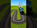 Amazing Diesel Train Running on Snake Railway Track 🚂🐍 | Viral Train Animation Shorts#shorts