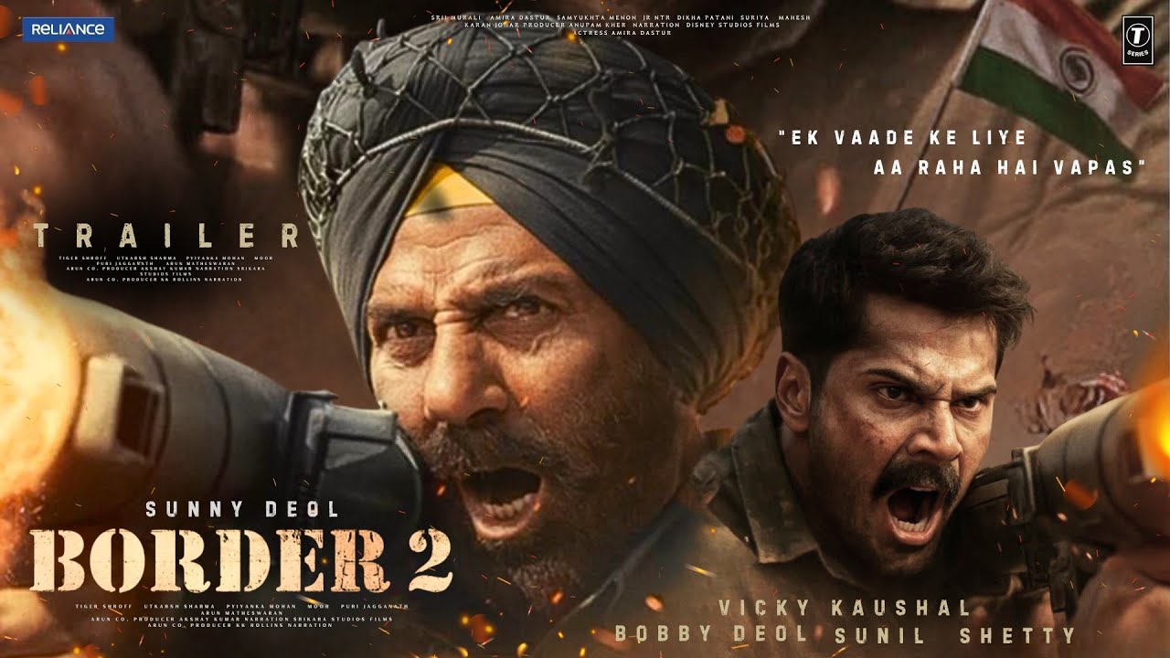 BORDER 2 - Final Trailer | Sunny Deol | Varun Dhawan | Diljit Dosanjh |Suniel Shetty,Vicky Kaushal |