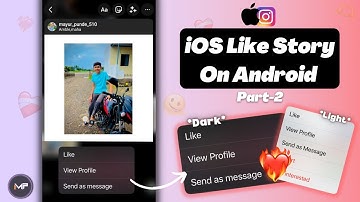 How To Add Story Like iPhone On Android Instagram🤙 (P-2) | iOS Like Story On Android !