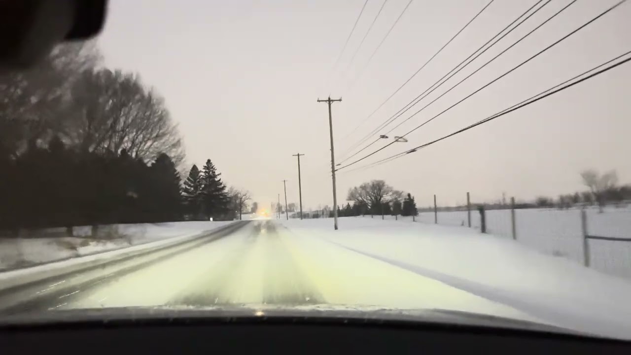 Snowy road 
