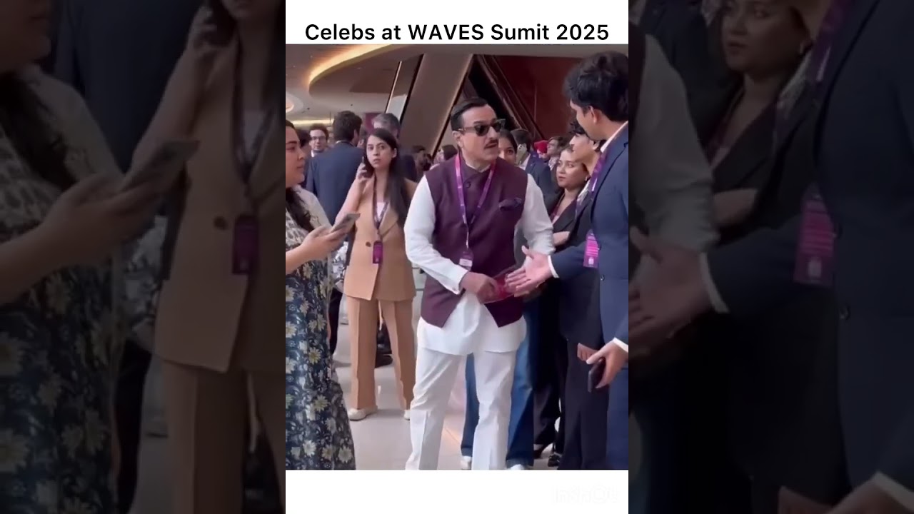 Bollywood Celebs Set WAVES Summit 2025 on Fire! | Glam Moments Caught On Cam