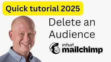 How to Delete a Mailchimp Audience ✔️