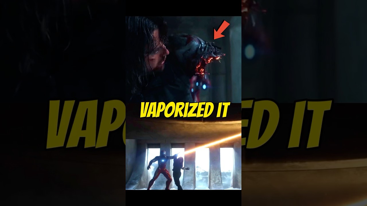 Луч Железного человека полностью испарил руку Баки в «Противостоянии» | 