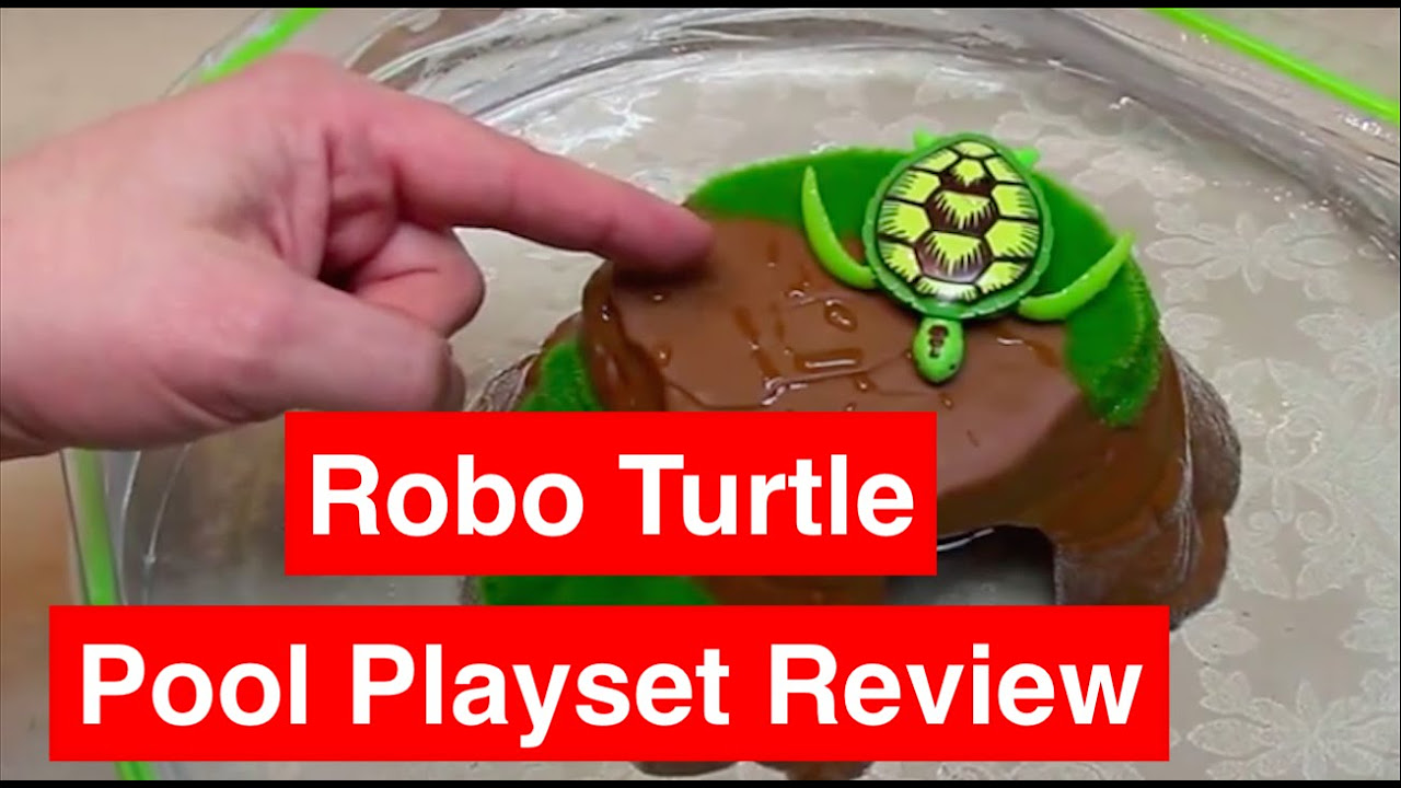 Zuru Robo Turtle blau naturgetreue Roboter Schildkröte für Pool Badewanne Urlaub 