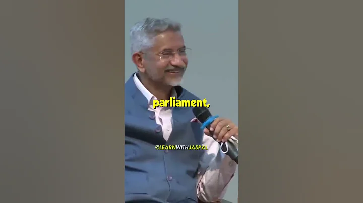 I would like to recruit this student in the parliament 😂 - S. Jaishankar - DayDayNews