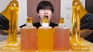 寝起きでハニーゼリーをたくさん作って食べる
