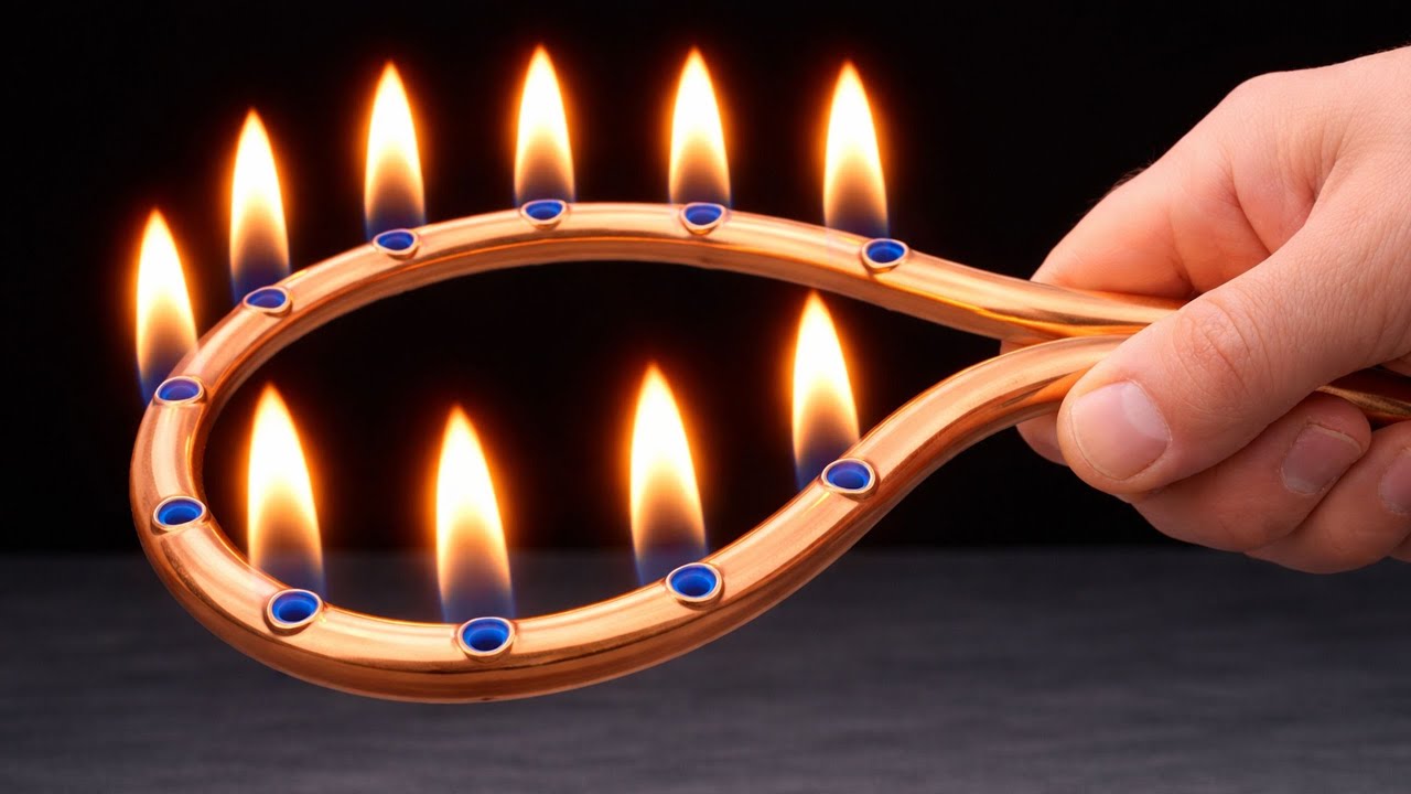 Превратите обычную медную трубу в БЕСПЛАТНОЕ зимнее отопление 😱 Без газа, без дров 🔥