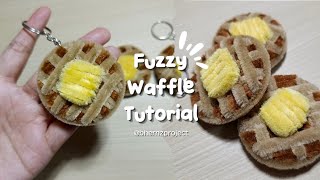 Fuzzy Wire Waffle Keychain Tutorial Fuzzy Waffle Keychain