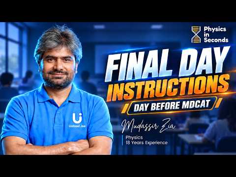 FINAL DAY INSTRUCTIONS | MDCAT 2026