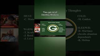 Clips of Fantasy Blind Spot(S4E20) talking Packers Fantasy Thoughts PT 2 #FantasyFootball