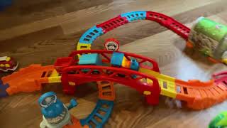 My motorized train set video of a VTech toy