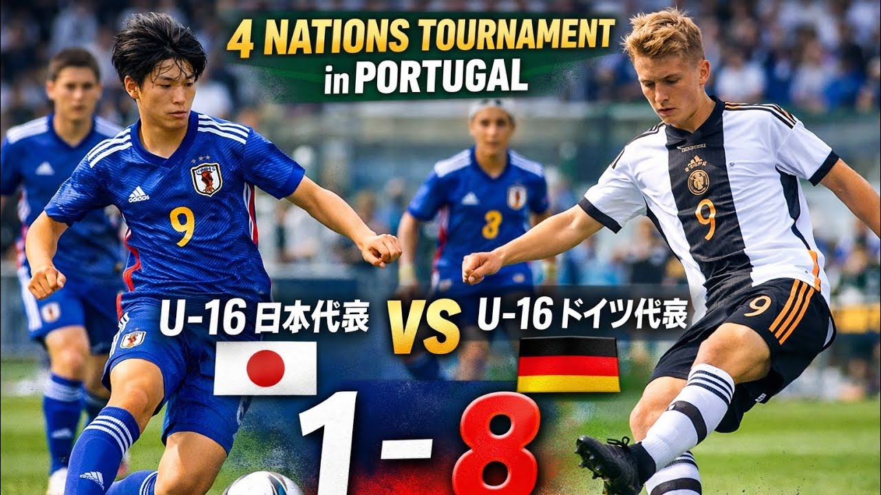 U-16日本代表の挑戦｜ポルトガル4カ国トーナメントで奮闘の若き戦士たち