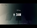 Halsey - 3AM Male Key (Acoustic Piano Karaoke, -3key)