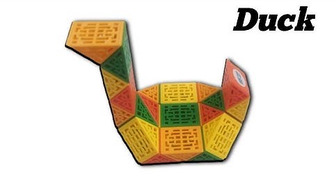 Snake cube me Duck Pattern , #viralvideo 