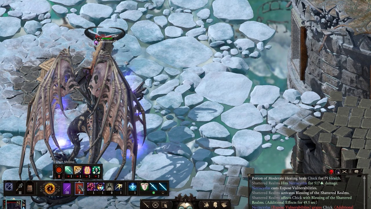 Pillars of Eternity II  Deadfire Solo Swashbuckler vs Neriscyrlas  PoTD Upscaled