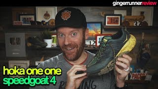 HOKA ONE ONE SPEEDGOAT 4 REVIEW | The Ginger Runner