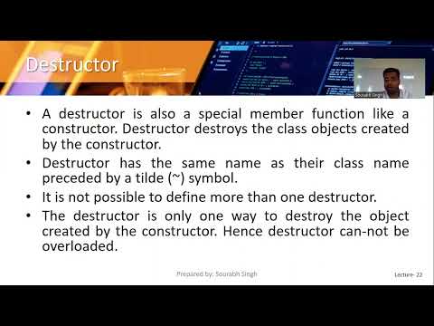 Constructor & Destructor _By_ Sourabh_ Singh