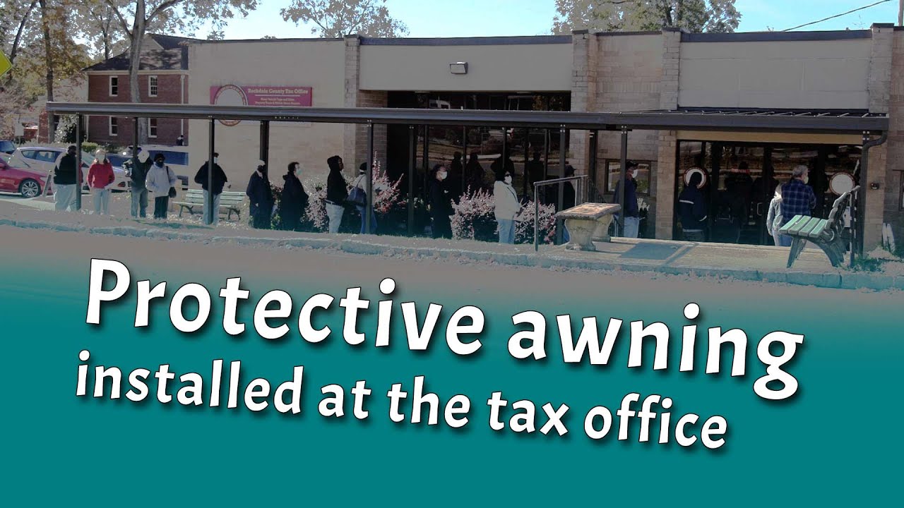 Rockdale County’s New Awning at Tax Office YouTube