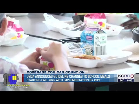USDA announces guideline changes to school meals