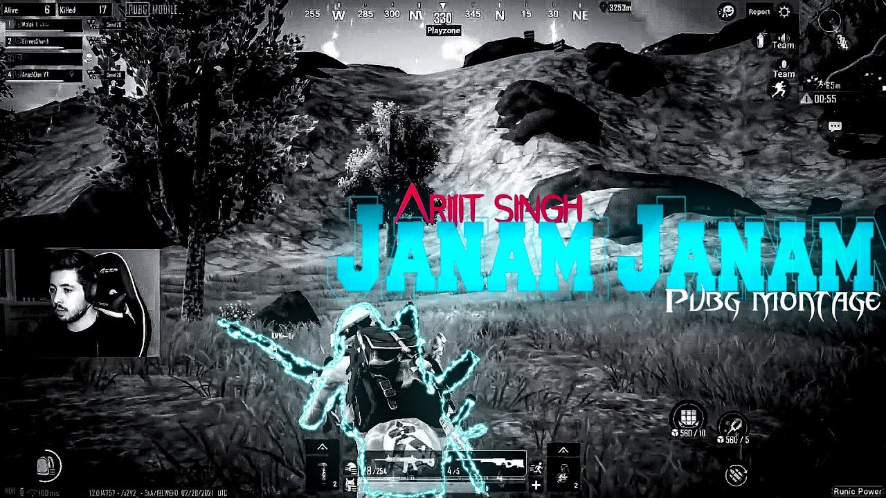 Arijit Singh - Janam Janam #Pubg #pubgmontage #Velocitymontage ❤️ || Luckxnoobie ||