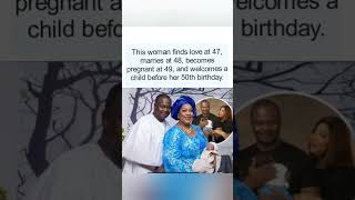 At 49, this woman welcomed her first child, proving dreams have no deadline.❤️👶🏾#Inspiration#Miracle