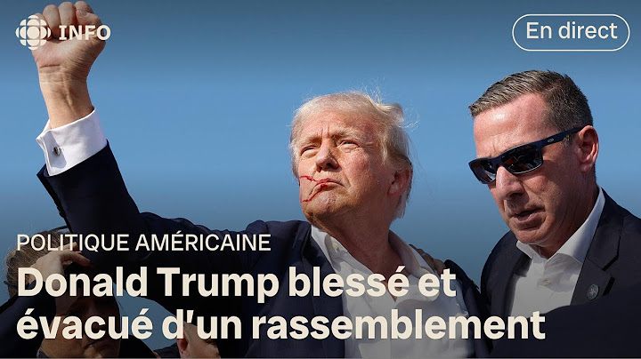 Donald Trump échappe à une tentative d'assassinat : revoyez notre édition spéciale du Téléjournal