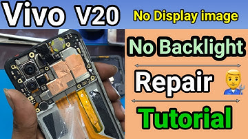 vivo  v20 display light solution | vivo v20 no display image Repair Tutorial | vivo v20 Backlight