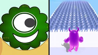 Hungry Balls Vs Join Blob Clash 🤬👿🧟😡 New All Levels Android iOS Gameplay Episode 69 screenshot 2